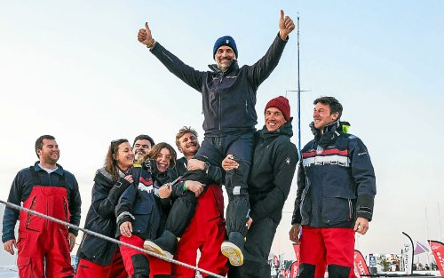 Le skipper vannetais Fabrice Amédéo a déjà la tête au prochain Vendée Globe