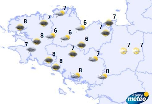 Météo en Bretagne : un vent froid et de possibles giboulées ce samedi