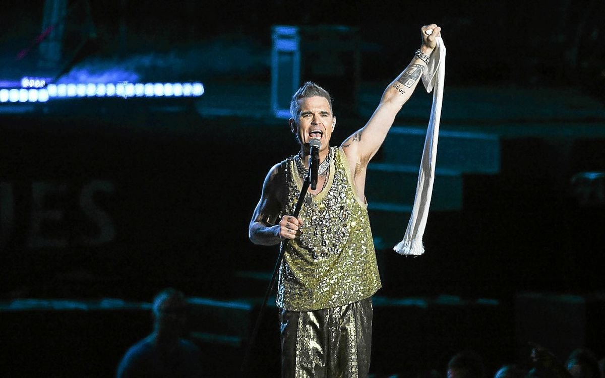 Robbie Williams a fait vibrer ses fans
