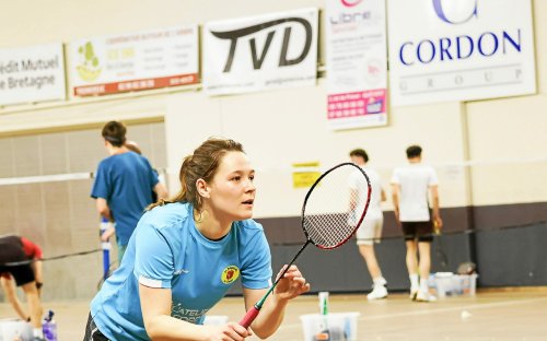 Sébastien Briand et Aurélie Rousselle ont créé la surprise en doubles mixte lors du tournoi des remparts à Dinan