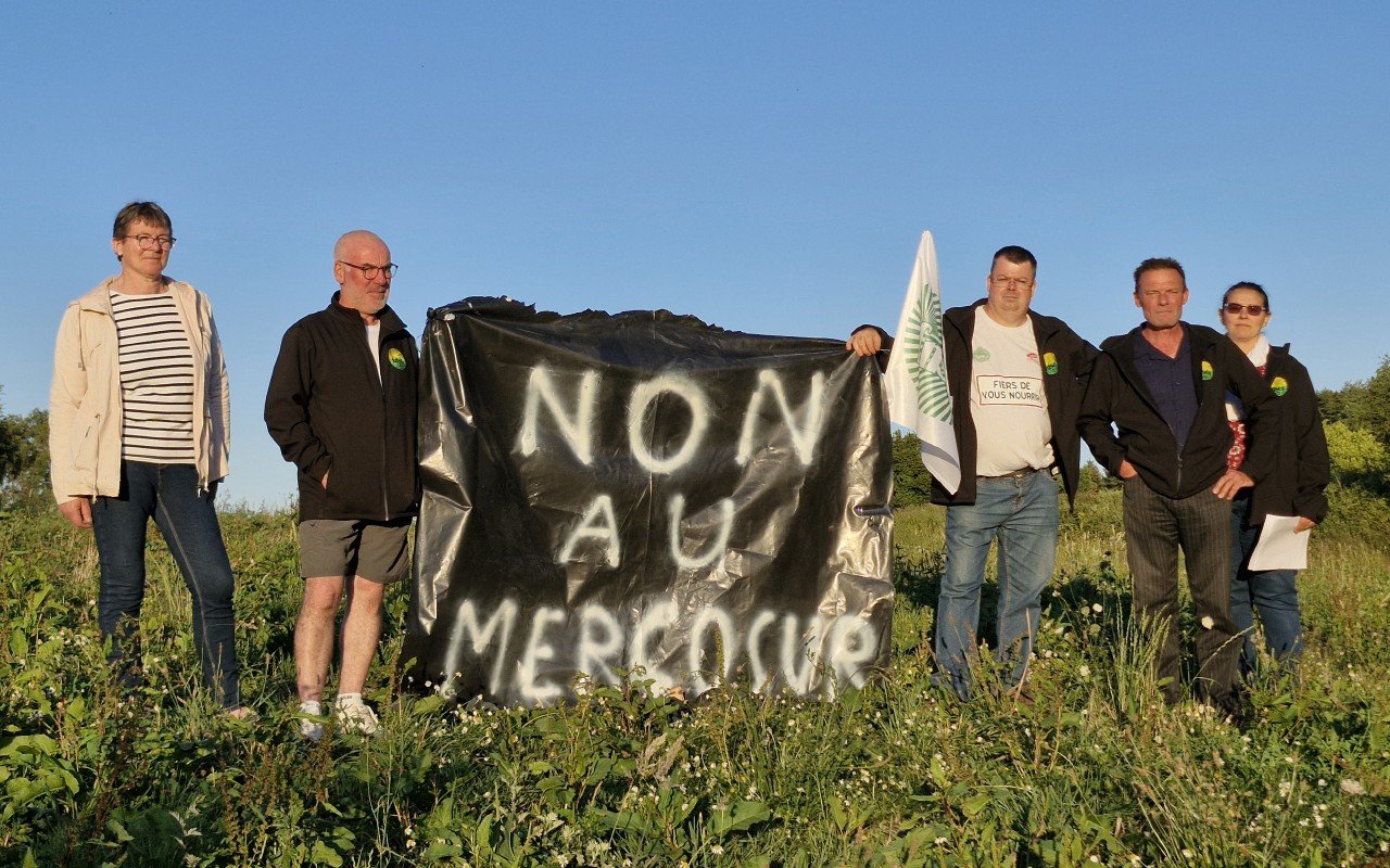 À Guingamp, plusieurs agriculteurs se remobilisent contre le traité avec le Mercosur