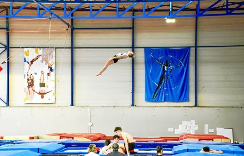 Gymnastique. Perle Aubrée, la pépite bretonne du trampoline qui rêve des Jeux de Paris