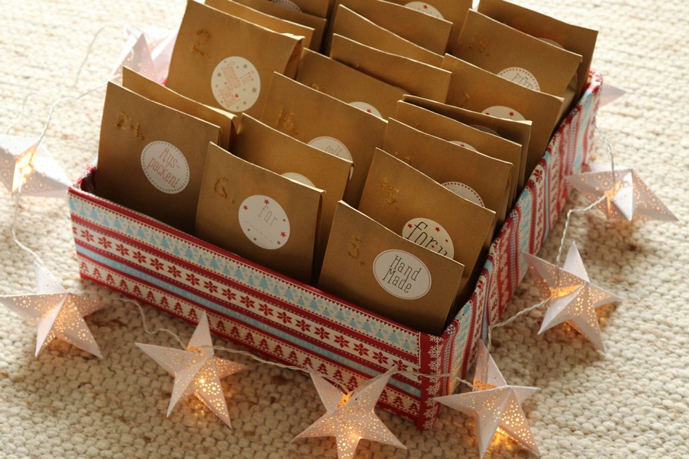 DIY Adventskalender schnell und einfach selber machen