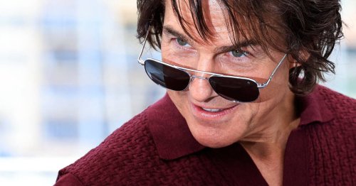 Tom Cruise à Cannes, sexagénaire on the beach