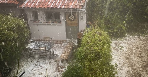 Orages de grêle : trains à l’arrêt, écoles fermées et champs inondés dans le Sud-Ouest