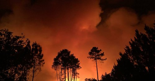 EN DIRECT - Incendies en Gironde: face au «feu très virulent» l’autoroute A63 fermée