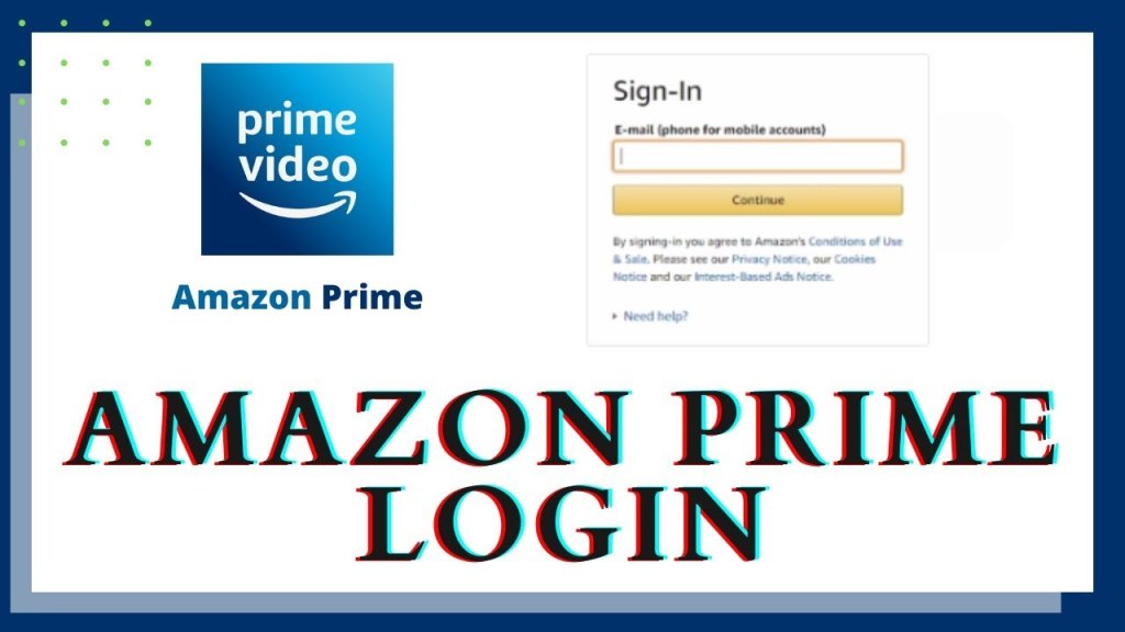 amazon prime login