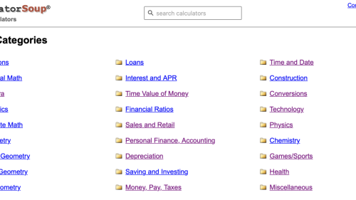 Bookmark 'Calculator Soup' for the Next Time You Need to Convert Just About Anything