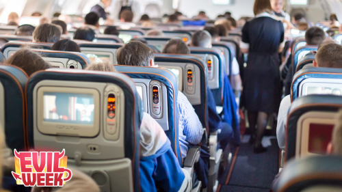 Evil Week: The Passive-Aggressive Way to Stop Someone From Reclining Their Seat on a Flight