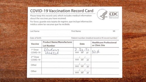 You Can Throw Away Your COVID Vaccine Card Now