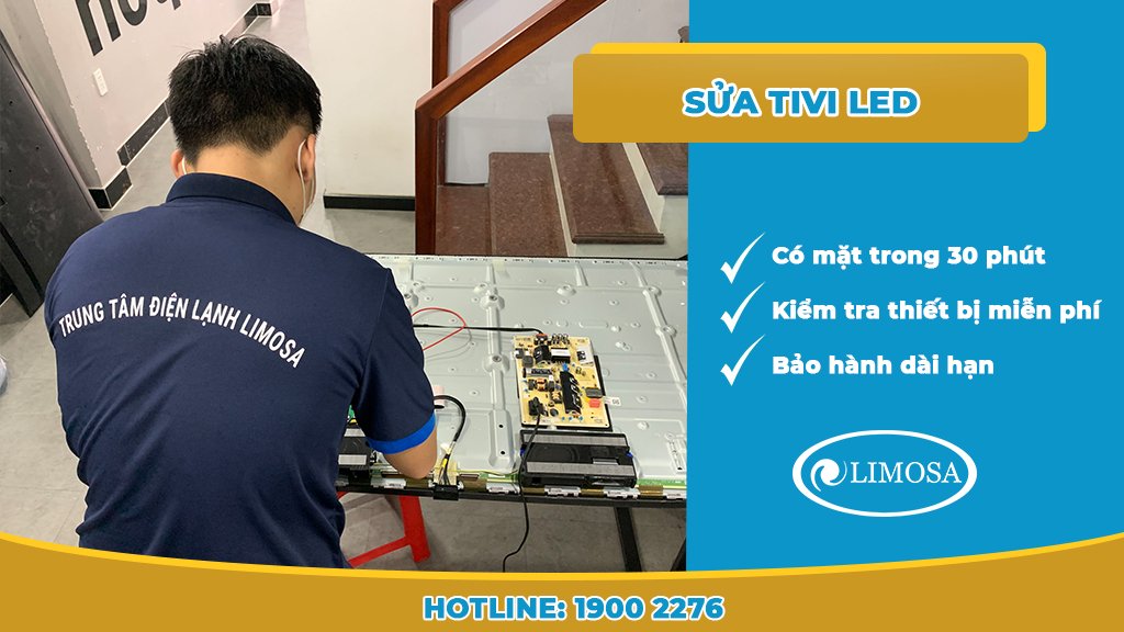 Dịch vụ sửa tivi quận 2 của Limosa uy tín và chất lượng nhất TP HCM - cover