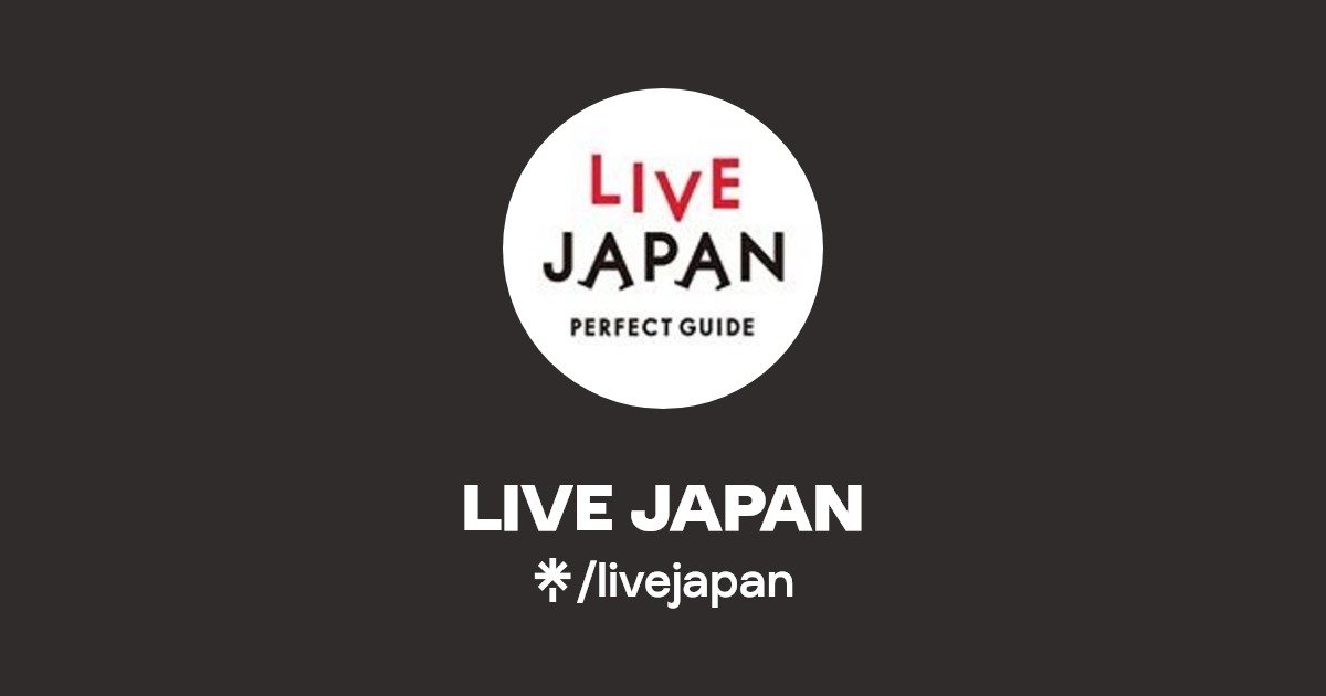 Like our content? Follow LIVE JAPAN's socials! | Linktree
