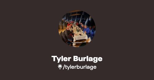 Tyler Burlage | Twitter, Instagram | Linktree