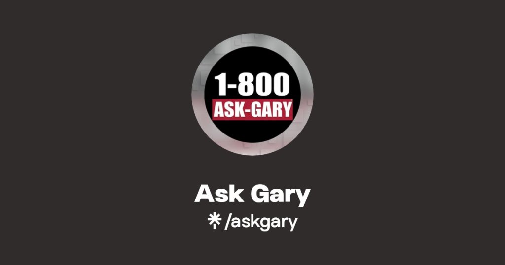 Ask Gary - cover