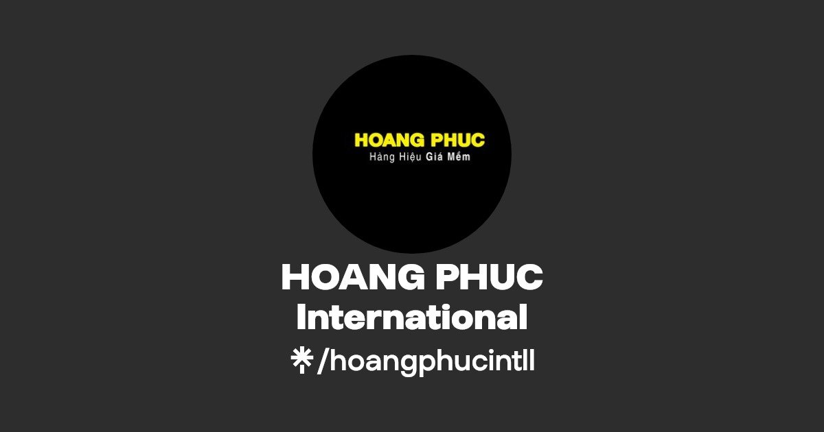 HOANG PHUC International cover image