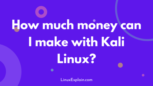 How To Make Money With Kali Linux?