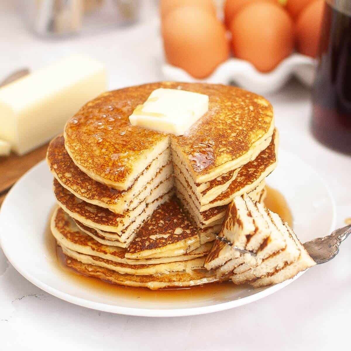 Coconut Flour Pancakes (Low-Carb, Gluten-Free, Dairy-Free)