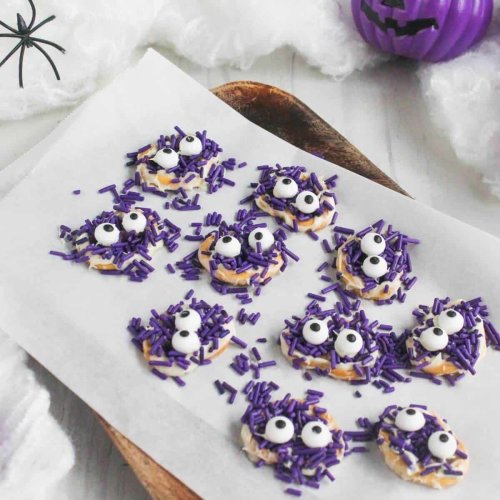Monster Pretzels Idea for Halloween
