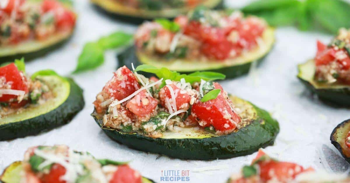 Zucchini Bruschetta (Gluten-Free)