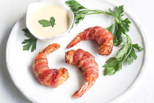 Simply Irresistible Bacon Wrapped Shrimp Air-Fried to Perfection