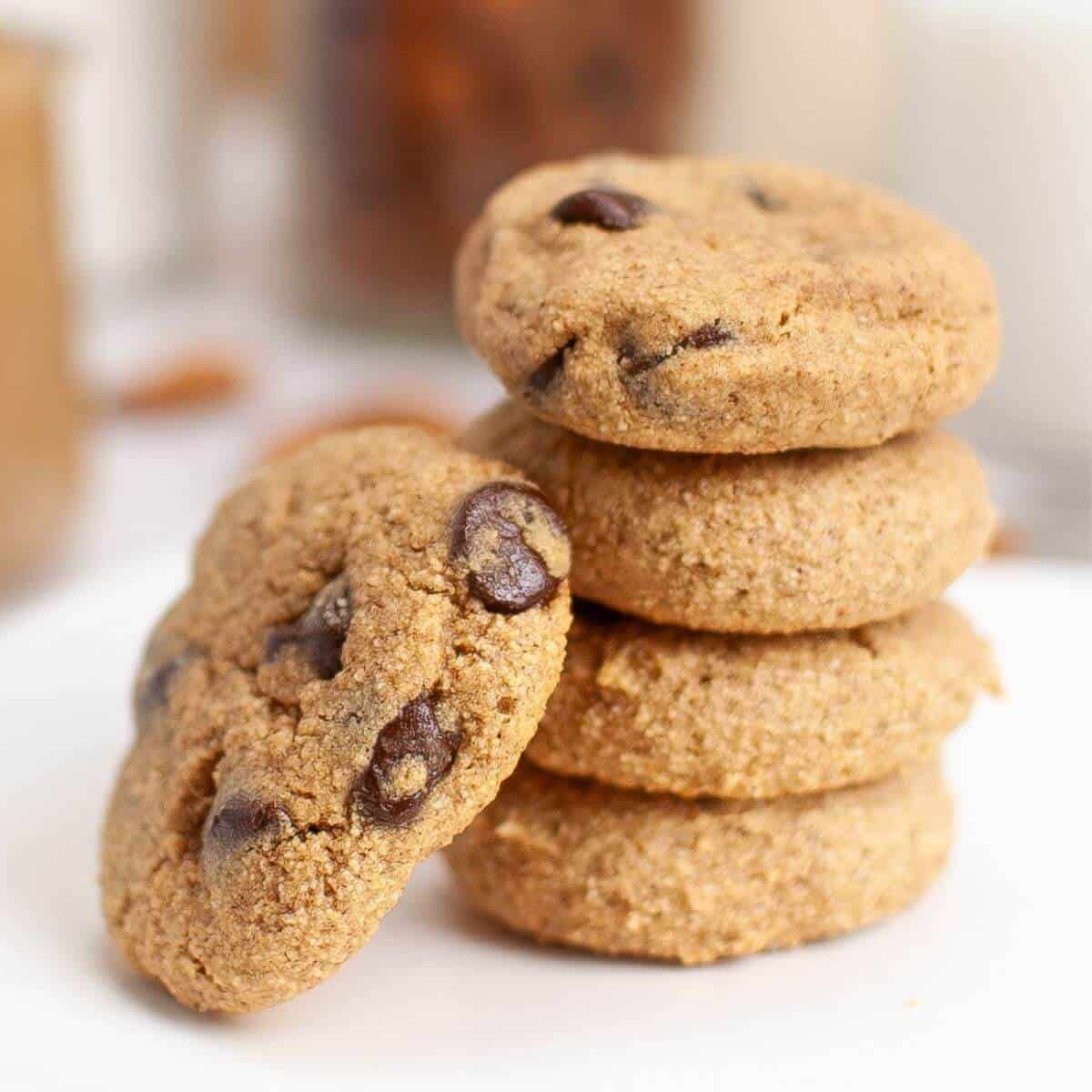 Chocolate Chip Coconut Flour Cookies (Low-Carb, Gluten-Free)