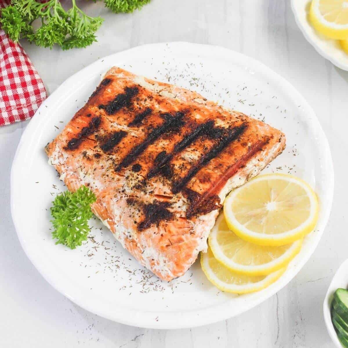 Grilled Salmon Recipe for Two
