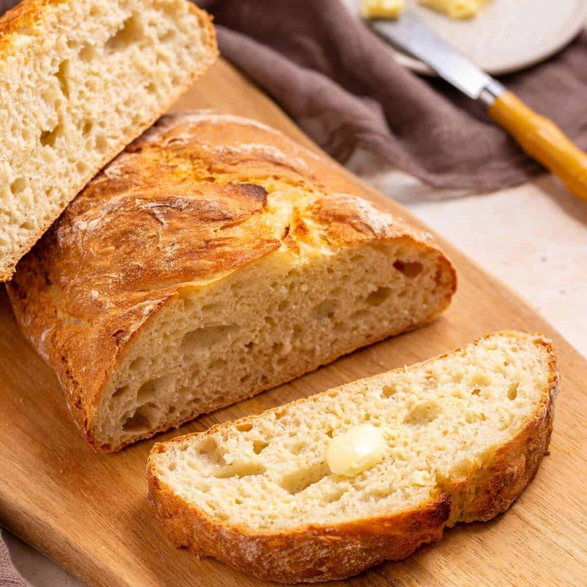 No Knead Italian Artisan Bread