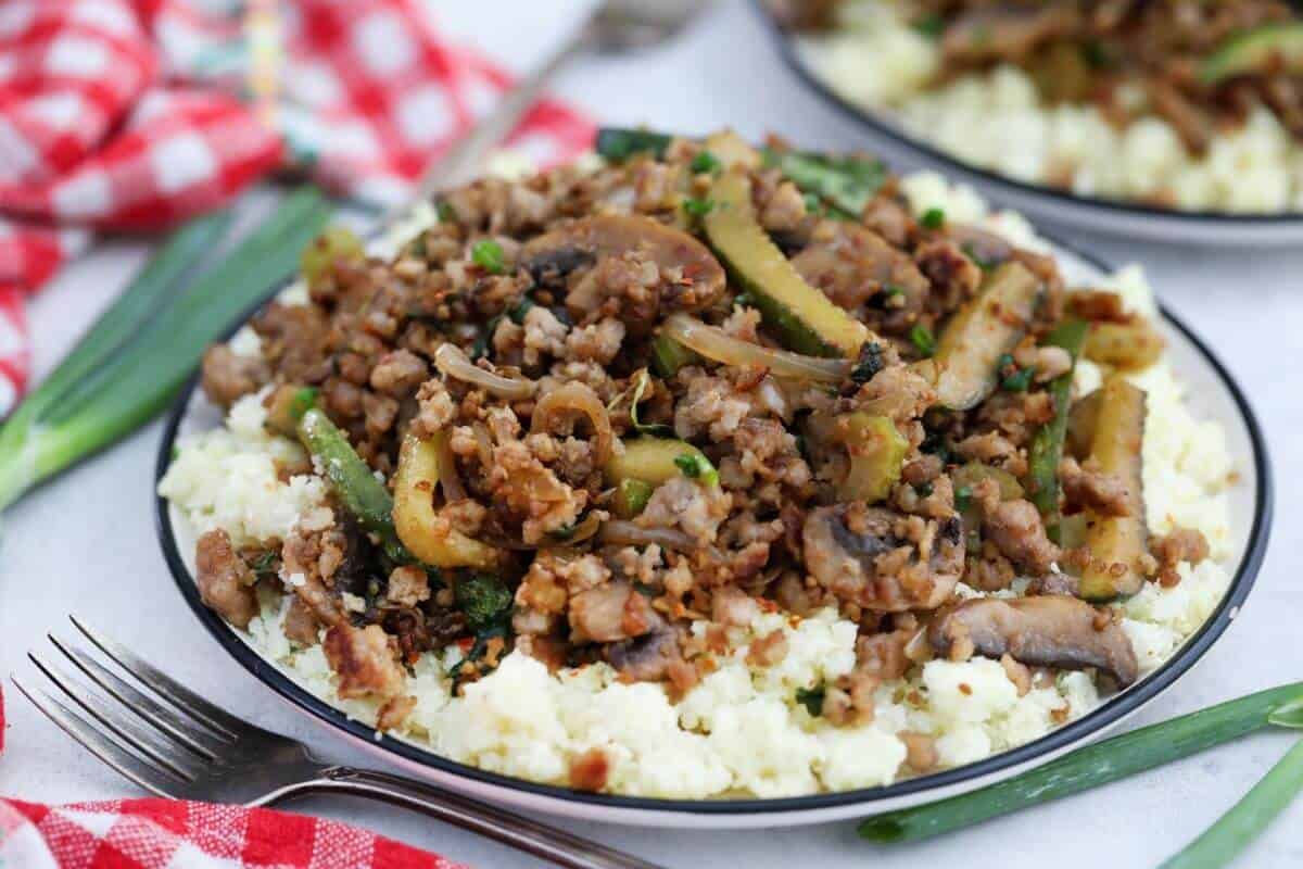 Ground Pork Stir Fry
