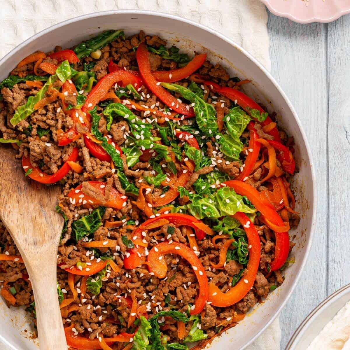 Ground Beef and Cabbage Skillet