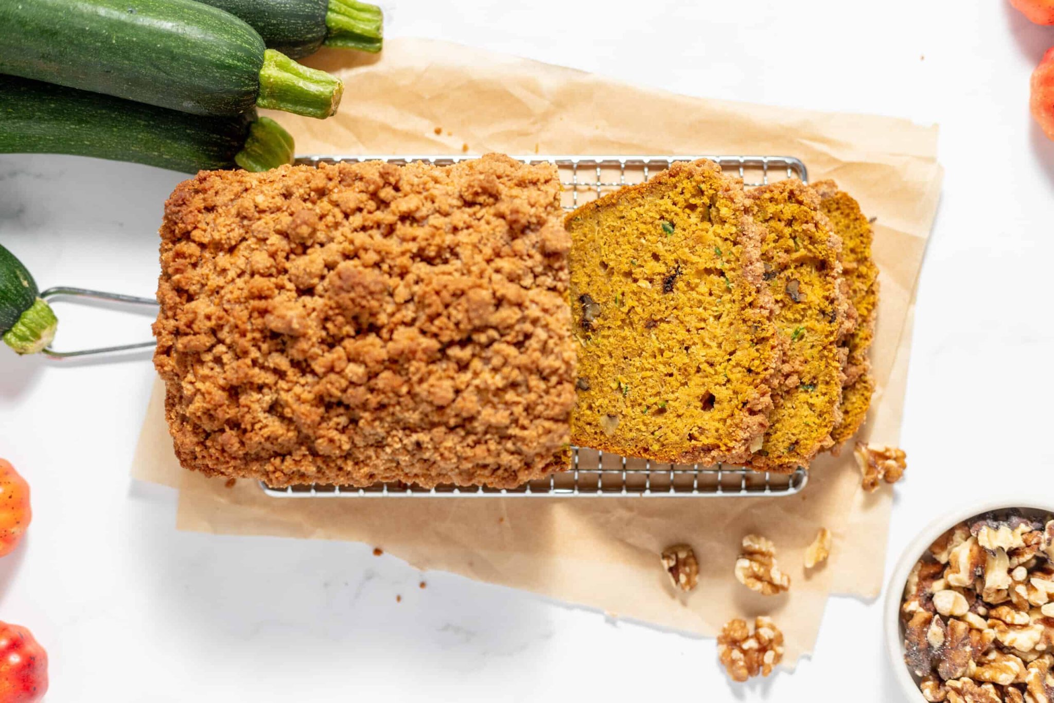 Pumpkin Zucchini Bread