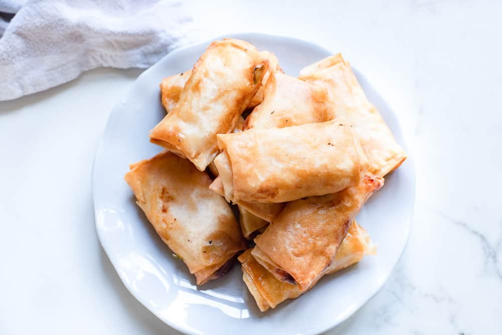 Buffalo Chicken Air Fryer Egg Rolls