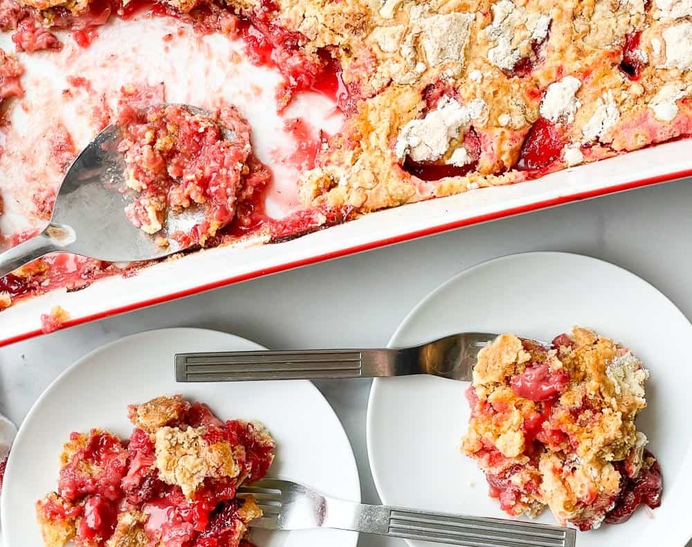 Easy Strawberry Dump Cake