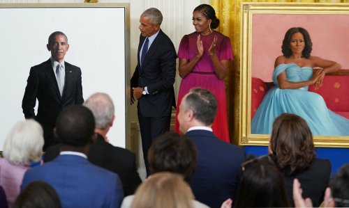 Trump Replaces Obama Portrait With ‘Tacky’ Painting Of Himself At White House