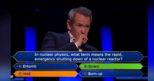 Who Wants To Be A Millionaire's 'pointless' phone a friend