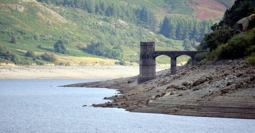 Lost village reappears as water levels hit record low