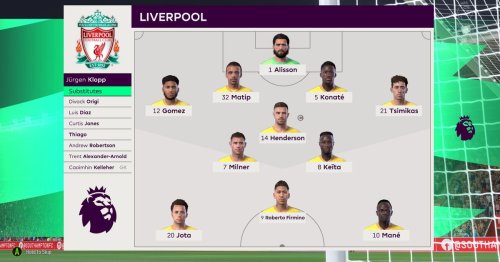 We simulated Southampton vs Liverpool to get a Premier League score prediction