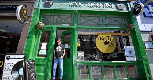 Behind 81 Renshaw, the record store where The Beatles used to visit