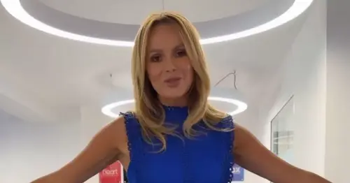 Amanda Holden shows off item she 'stole' from Goodison Park - Liverpool Echo