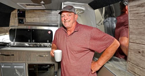 Man converts van into dream motorhome after being brought back from brink of death