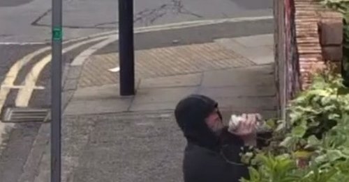 Mural celebrating Liverpool FC title win vandalised by hooded man - Liverpool Echo