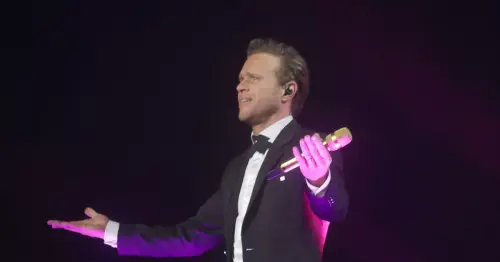 Olly Murs says 'shall I go' as he's booed by Liverpool crowd after on stage admission