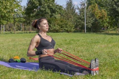 Build Your Chest and Back With This Resistance Band Workout