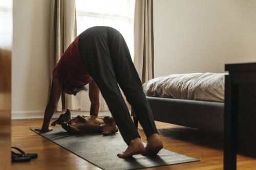 Tired of Waking Up to Pee at Night? Do This One Yoga Pose Before Bed