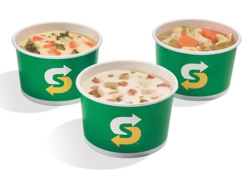 Subway offers discount on new soups on weekends in October