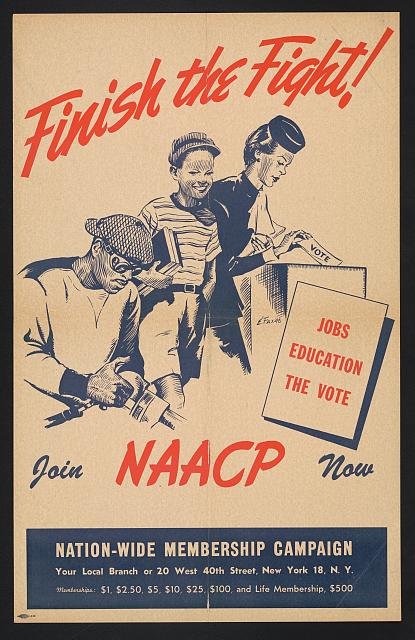 Finish the fight!--Join NAACP now