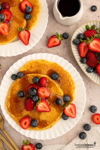 High Protein Cottage Cheese Pancakes with Oatmeal