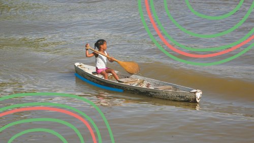 De frente para o rio: crianças ribeirinhas que têm rios como ruas