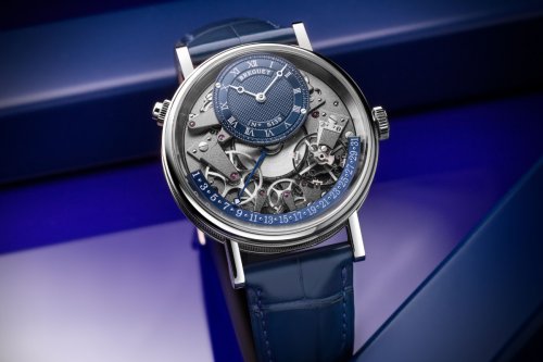 Breguet: Breguet Presents Its New Tradition Quantième Rétrograde 7597 Watch: Regal Monochrome - Luxferity
