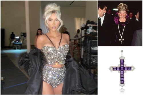 Billionaire Kim Kardashian splashed $197,453 to buy Princess Diana’s bejeweled cross necklace for a premium