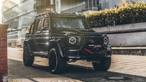Brabus 800 Adventure XLP Superblack is a blacked-out Mercedes-AMG G63 with around 800 horsepower and a truck bed